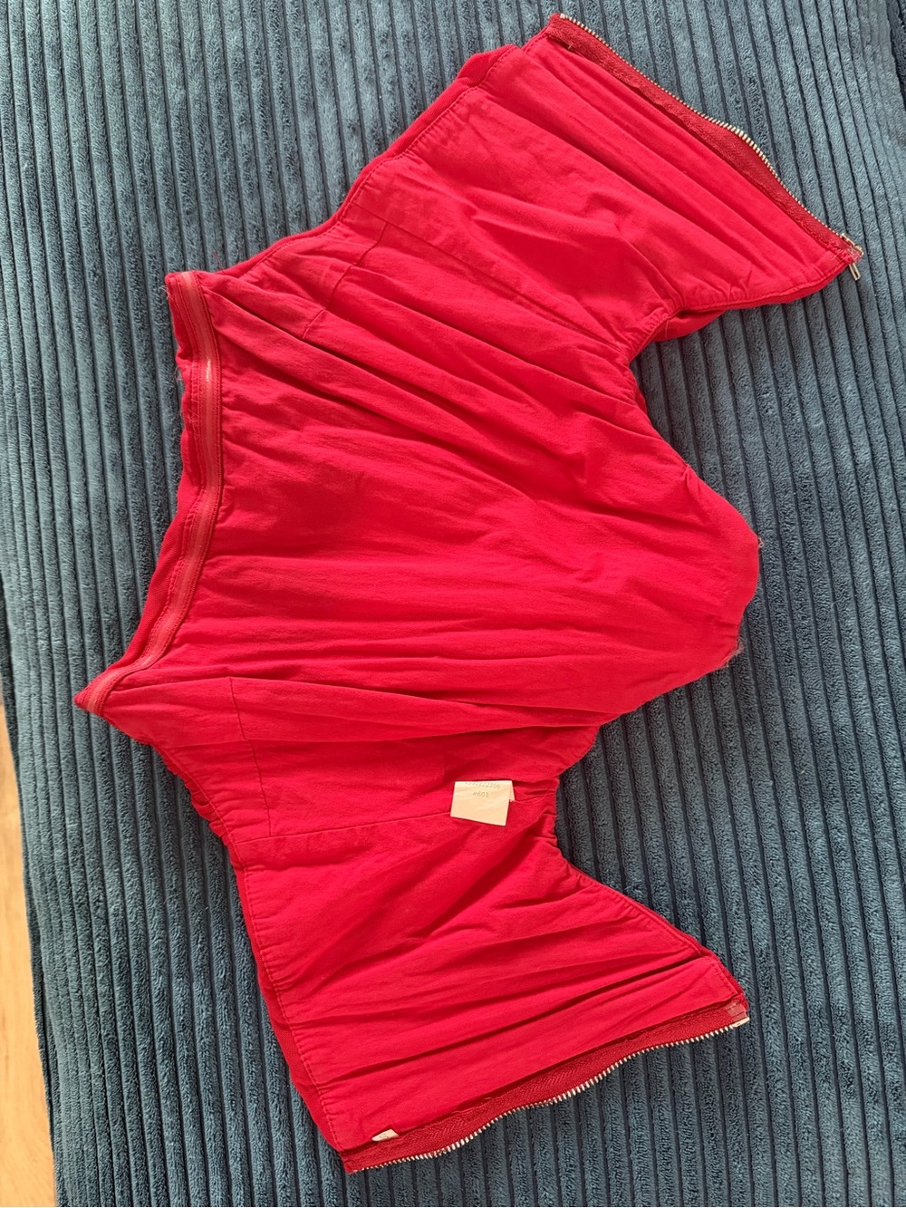 Princess Polly Red Ruched Tank Top - Picture 3 of 4